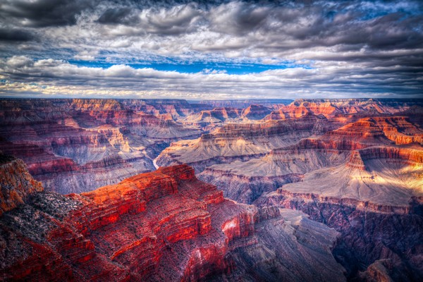 famous  view of Grand Canyon , Arizona, USA